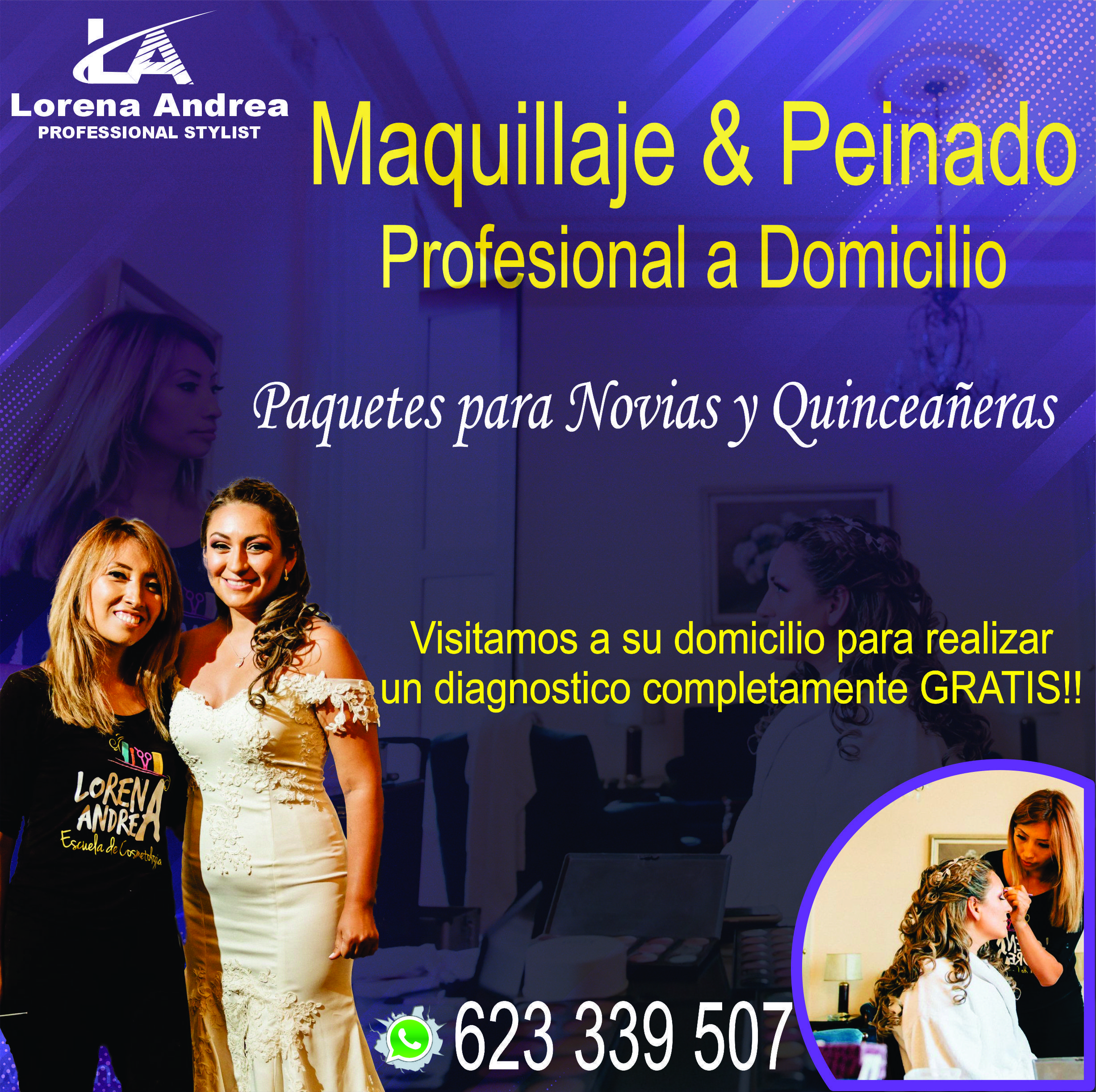 servicio de peluquería a domicilio. — imagen 1