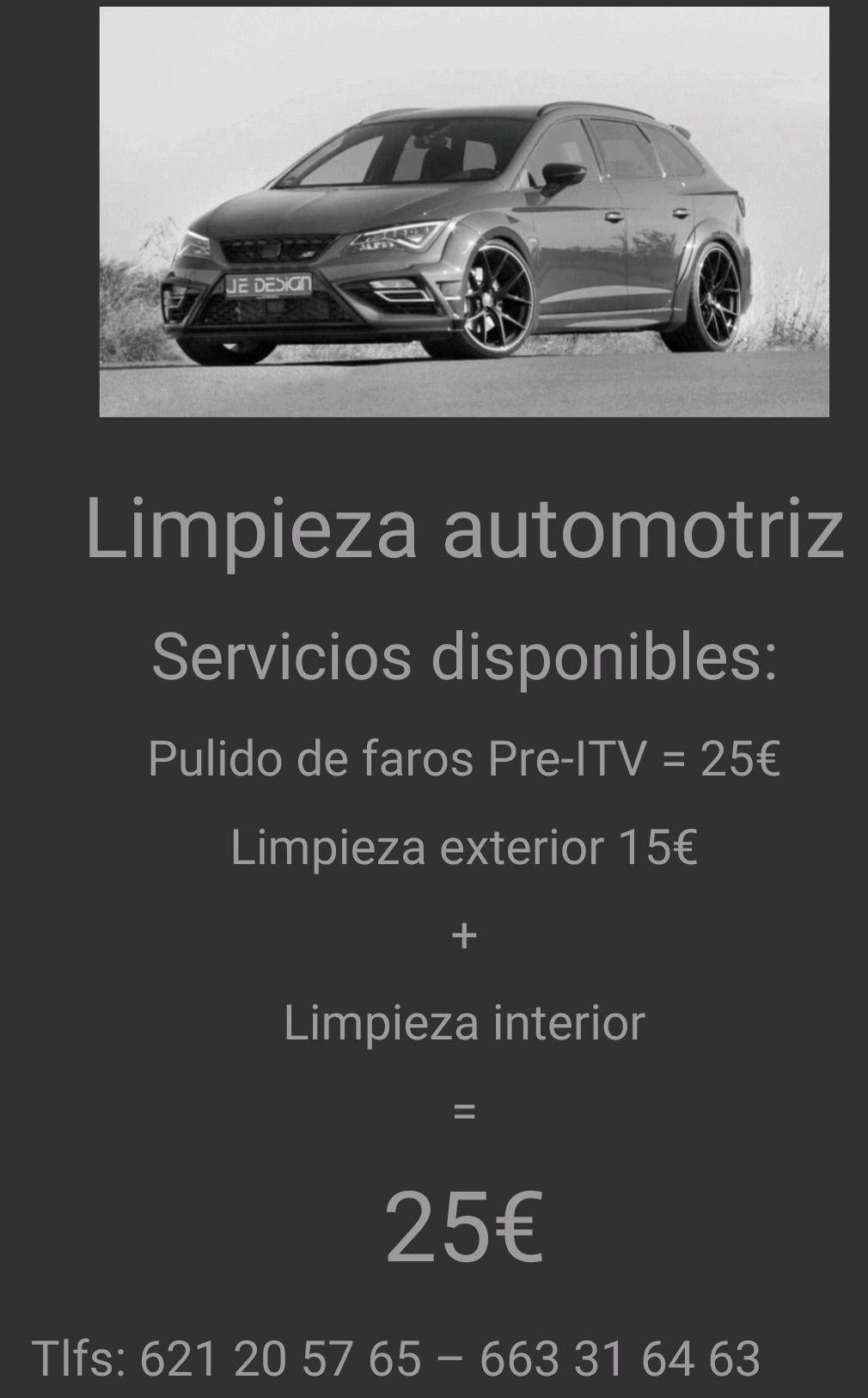 Limpieza automotriz — imagen 1