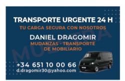Transporte Urgente / Mudanza 24 horas