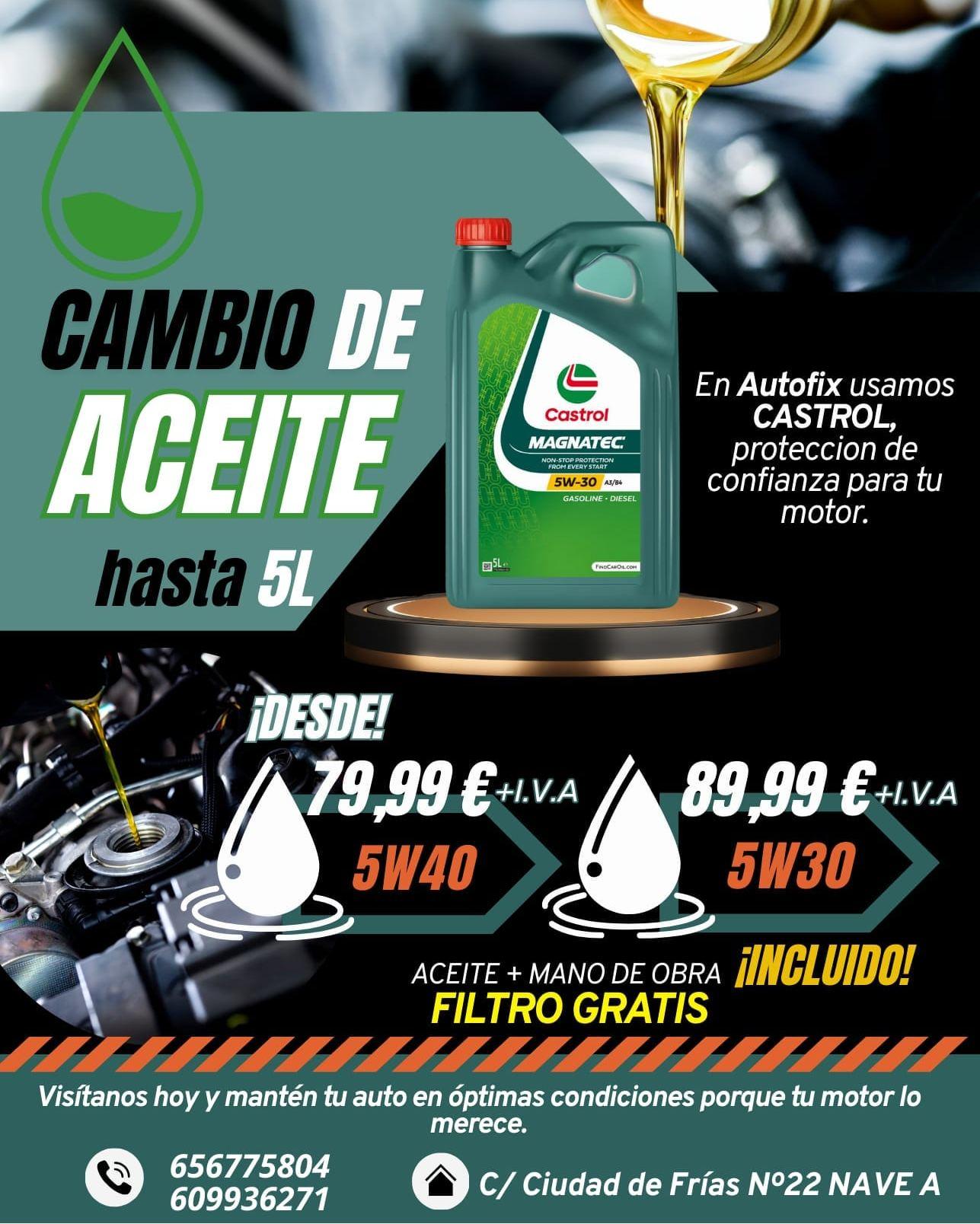CAMBIO DE ACEITE — imagen 1